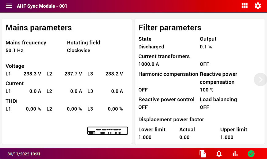 Schaffner adds User-Friendly advanced HMI to its Ecosine Active Sync